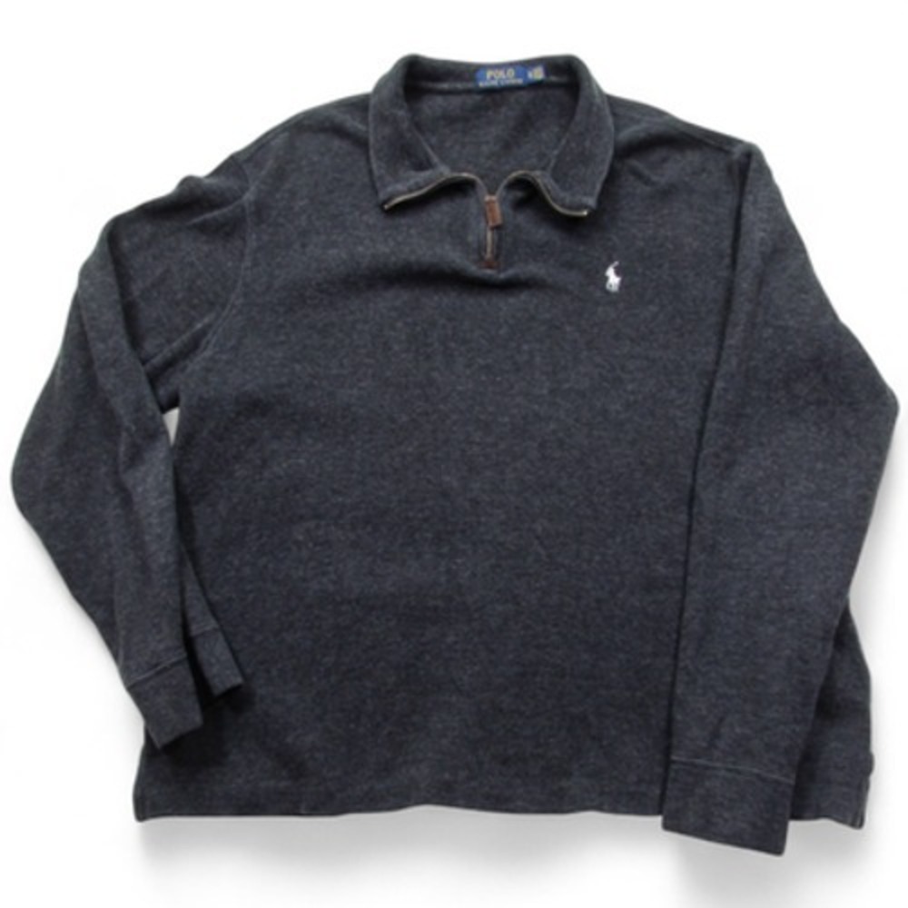 Polo Ralph Lauren Sweater Mens XL 1/4 Zip Pullover Classic Casual Pony‎ Pullover
